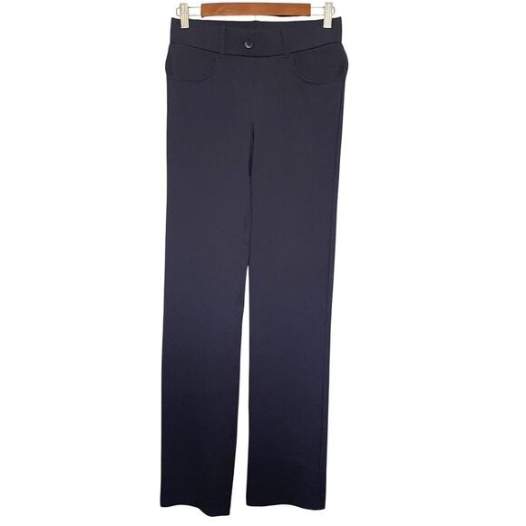 Betabrand Dress Yoga Pants Straight Leg Knit Career Workout Trousers Size Small - Picture 1 of 7